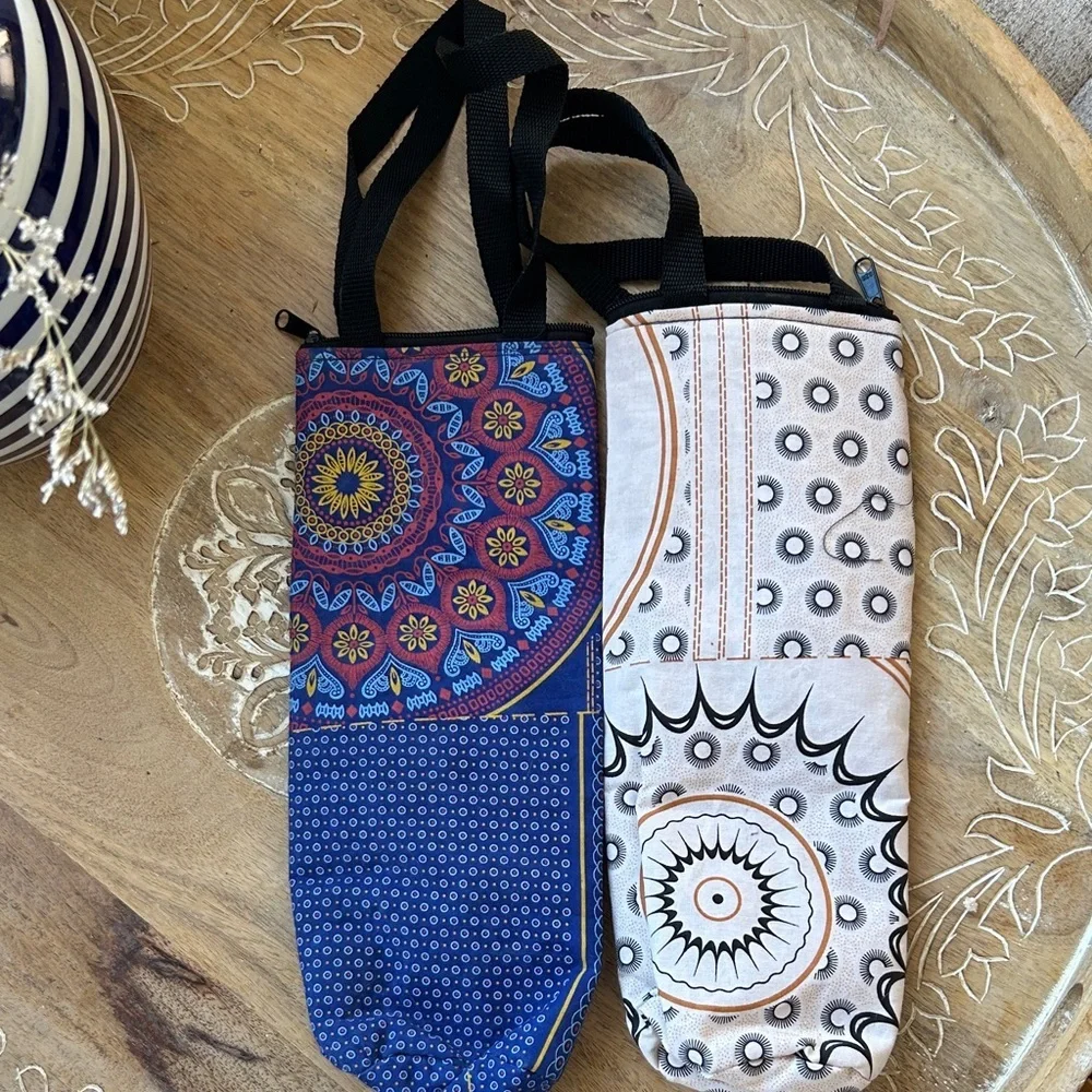 Quilted Wine Bags New set of 2